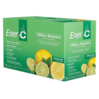 Ener C Lemon Lime 1000mg Vitamin C 30 Sachets